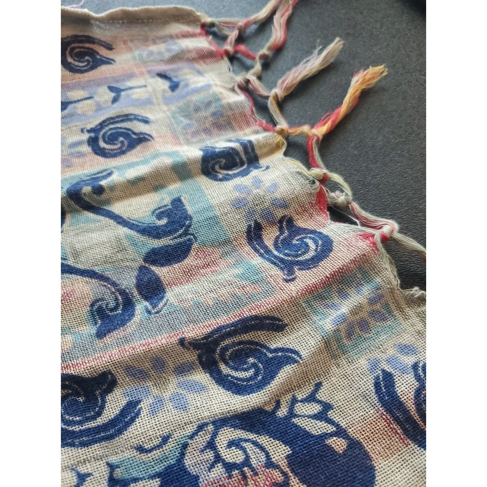 UO Home Urban Outfitters 100% Pure Cotton Woven Lightweight Fringe Throw‎ 70x72